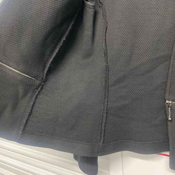 ST JOHN Black Honeycomb Wool Blend Blazer 🌵 4 - Picture 11 of 13